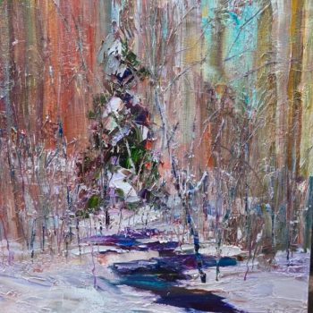 December | Oil | 24" x 24"