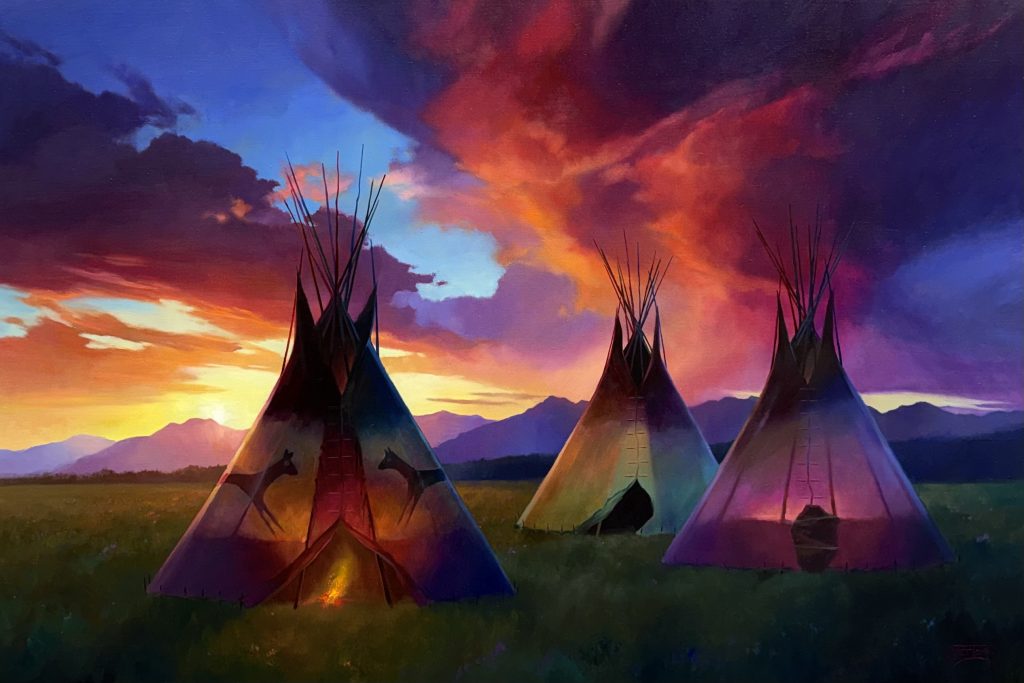 Embers on the Horizon | Oil | 36" x 54"