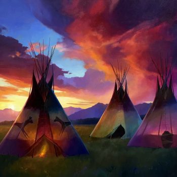 Embers on the Horizon | Oil | 36" x 54"