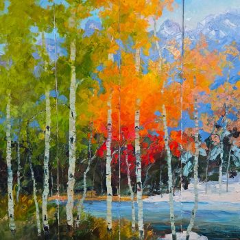 Seasons of Inspiration (4) | Oil | 60" x 15"