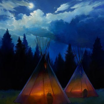 Shadows in Blue | Oil | 40" x 30"