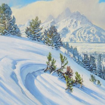 Snow Solitude | Oil | 18" x 24"