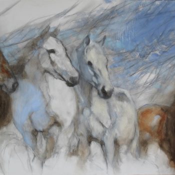 Stand Together | Oil & Charcoal | 36" x 60"