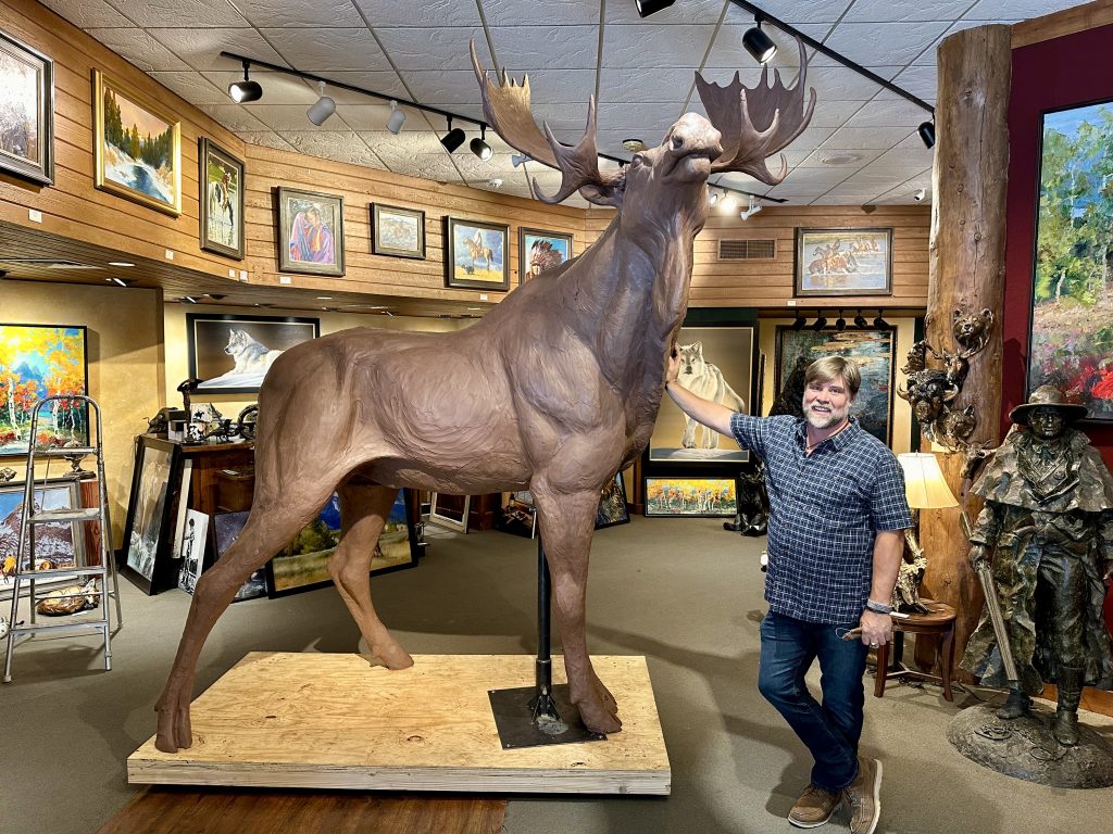 Teton Royalty | 120"H x 46" W x 81" L | Bronze Edition of 15