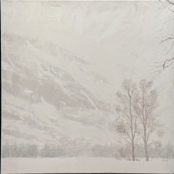 Foraging Fox ( 3) | Acrylic | 24" x 72"