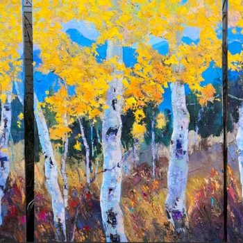 Glory on High (Triptych) | Oil | 48" x 96"