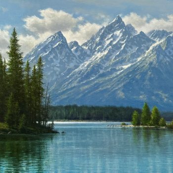 Morning Light at Colter Bay | Oil | 22" x 28"