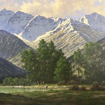 Mountain Lake | Oil | 24" x 34"