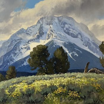 Spring Showers-Mount Moran | Oil | 28" x 39"