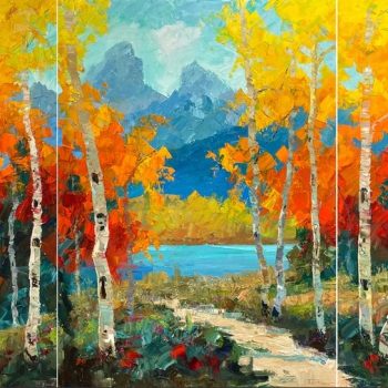 The Road to Wonder (Triptych) | Oil | 40" x 62"