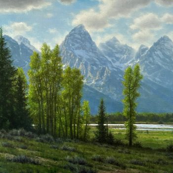 When the River Holds the Light | Oil | 22" x 28"