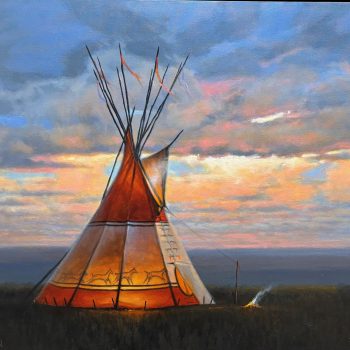 Camp on the Rim | Oil | 28" x 36"