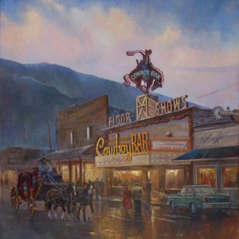 Cowboy Reflections | Oil | 40" x 30"