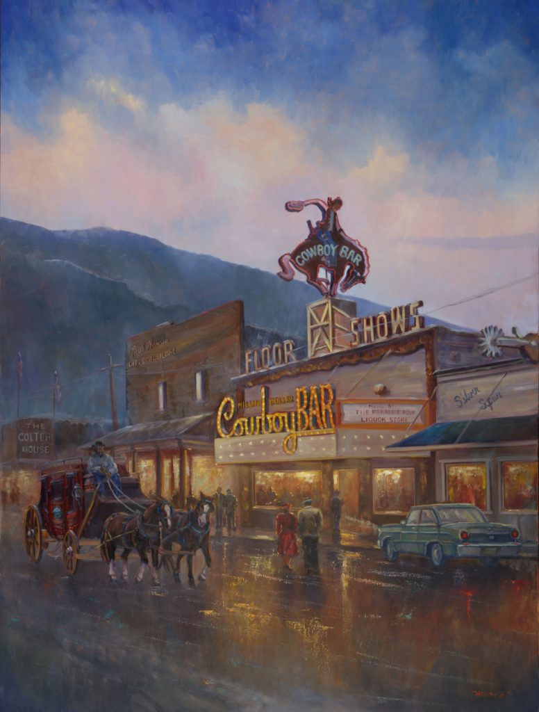 Cowboy Reflections | Oil | 40" x 30"