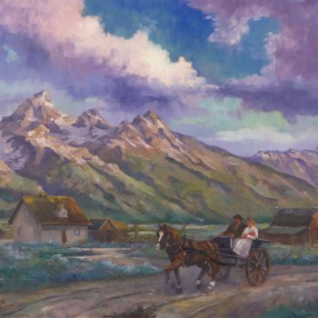Mormon Row | Oil | 18" x 24"