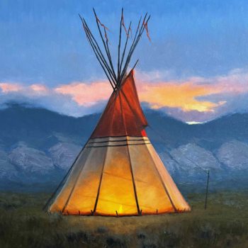 River Camp | Oil | 36" x 36"