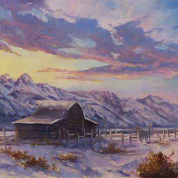 Teton Frost | Oil | 12" x 18"