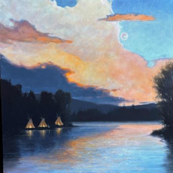 WY Sunrise | Oil | 30" x 30"